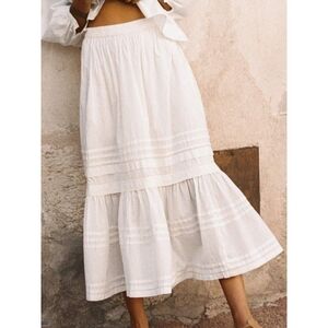 Christy Dawn The Gabriella Skirt in Pearl